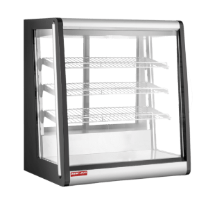 Product image of a refrigerated countertop display case. The refrigerated countertop display case is a New Air Refrigeration equipment, a Canadian commercial refrigeration, freezer, refrigerated display, heated display and restaurant equipment company
